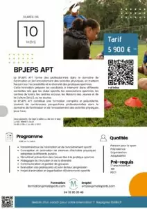 Fiche Formation BPJEPS APT