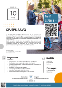 Fiche formation CPJEPS AAVQ