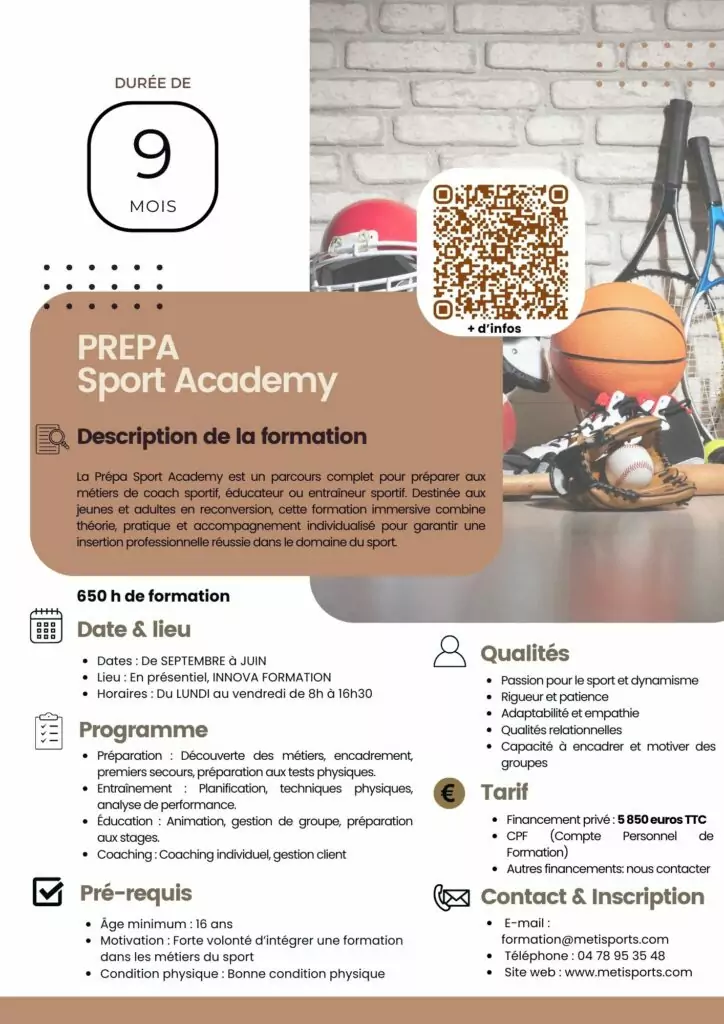 Prépa Métiers du sport